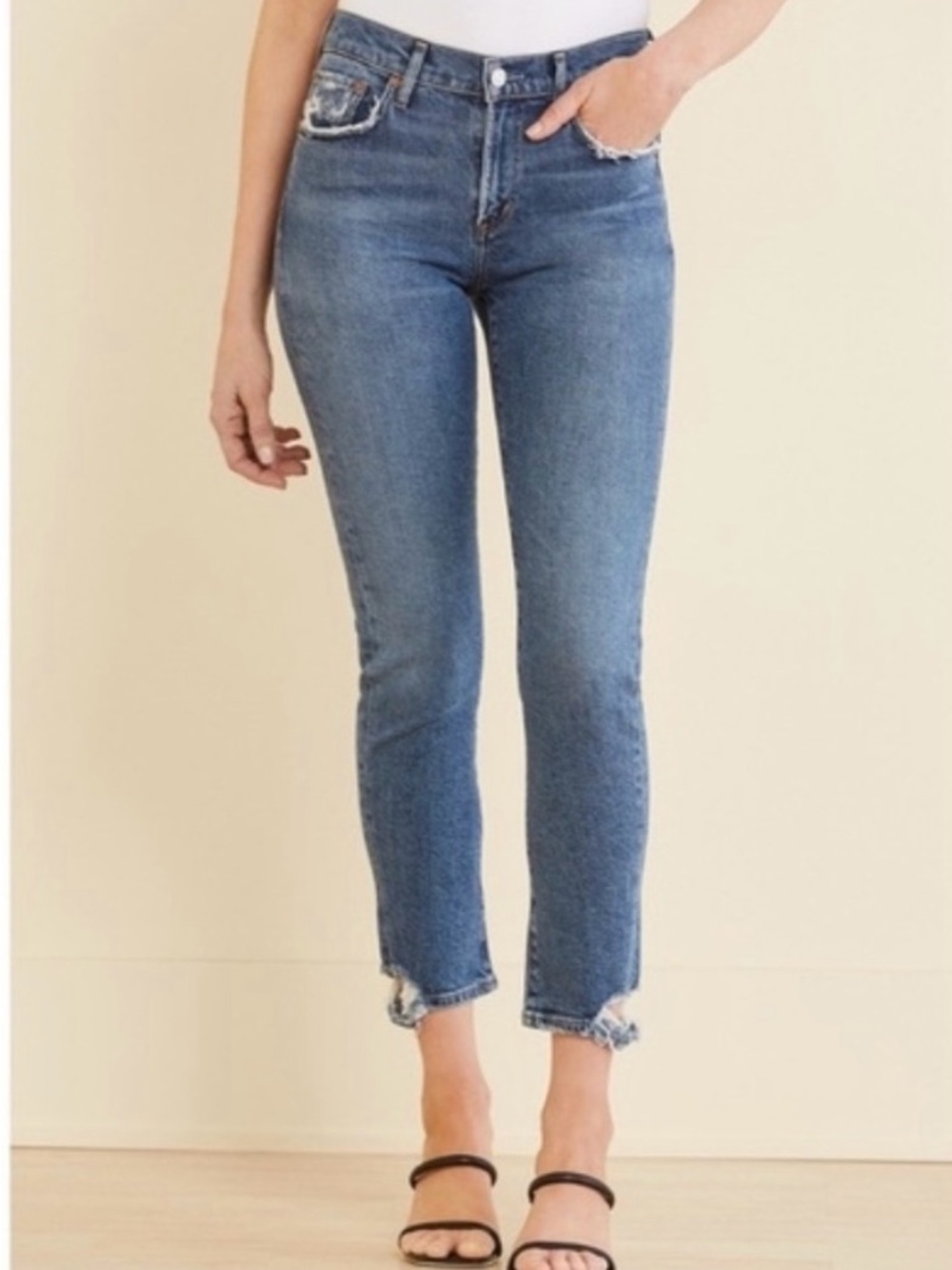 AGOLDE Toni Straight Leg Ankle Jeans Size 25